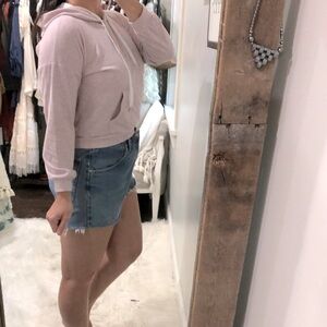 Urban Romantics small pink hooded sweatshirt